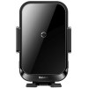 Держатель для смартфона Baseus Halo Electric Wireless Charging Car Mount 15W SUDD000001 (черный)